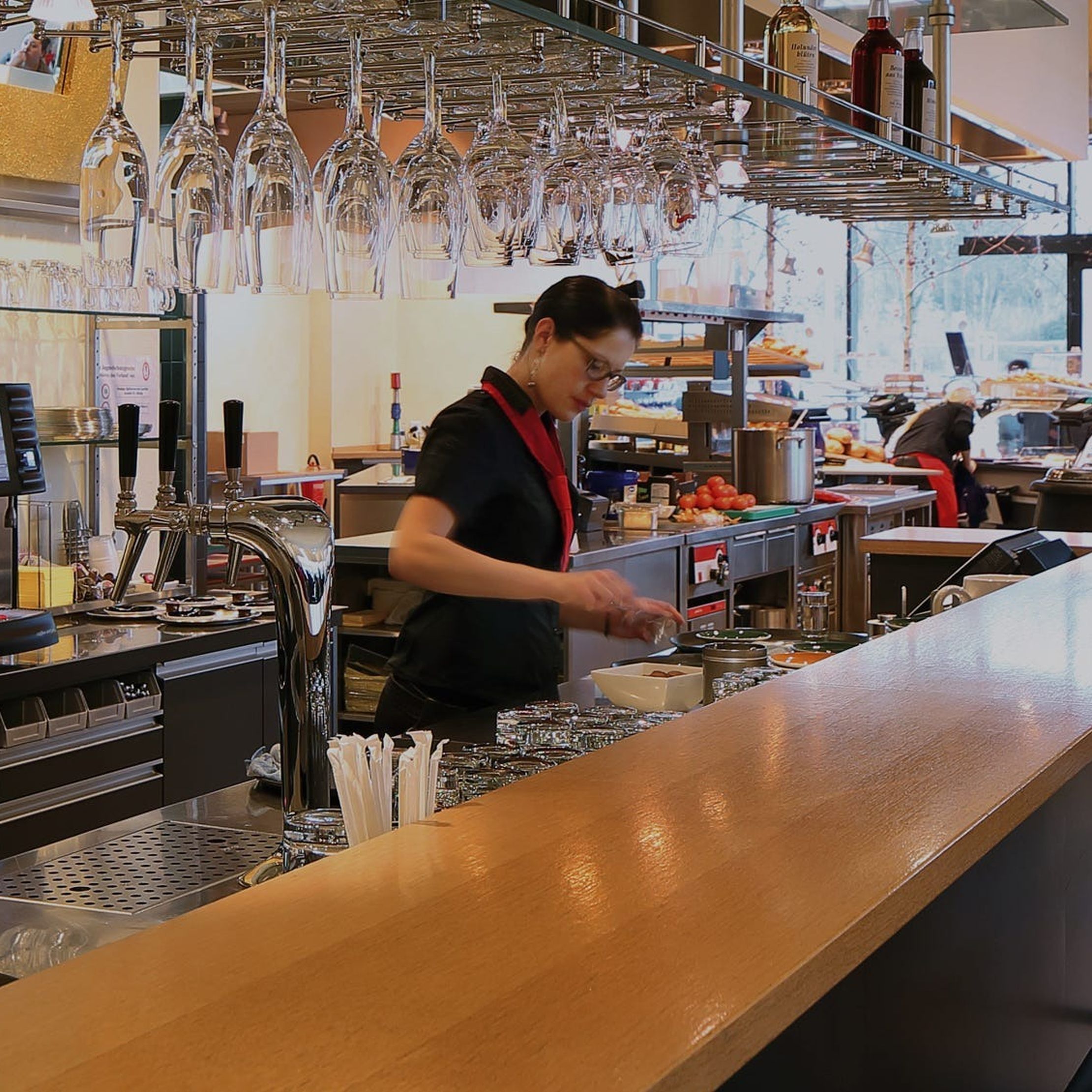 Coffee bar with a Schaerer Coffee Art C coffee machine